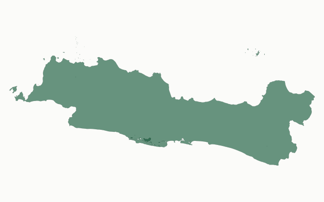 Sampul Percepatan Tanah Puncak (PGA) Pulau Jawa